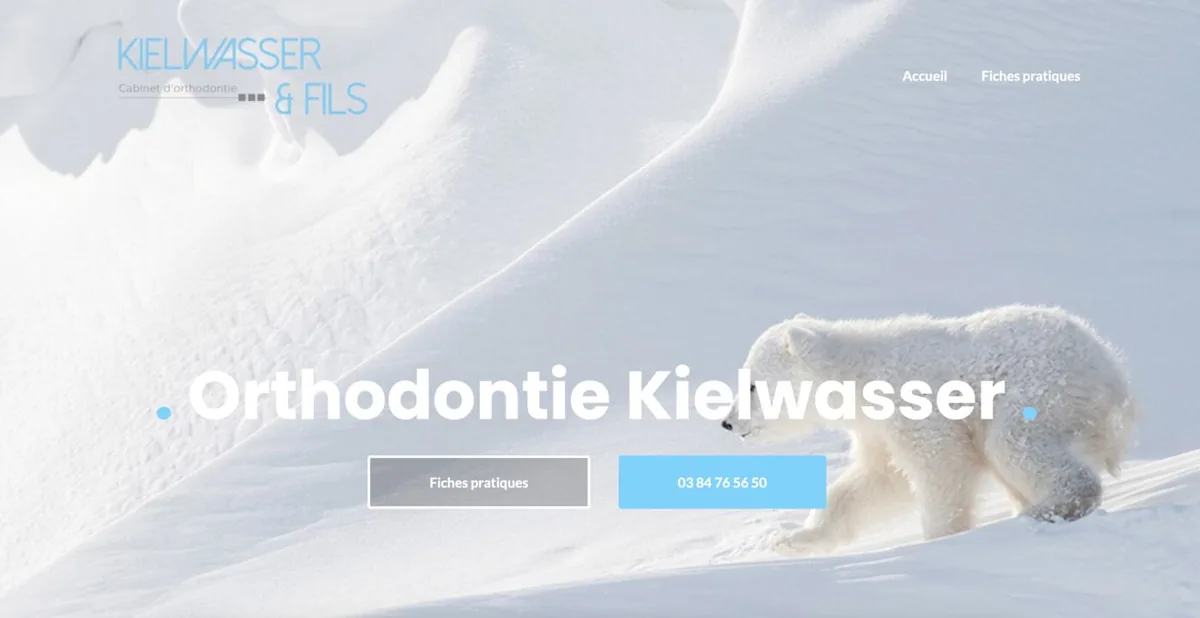 Site internet Orthodontie Kielwasser — création web Vesoul